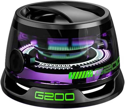 Magnetic Bluetooth Speaker G200: 7H Playtime, 3D Stereo, IPX5 Waterproof & Dynamic RGB