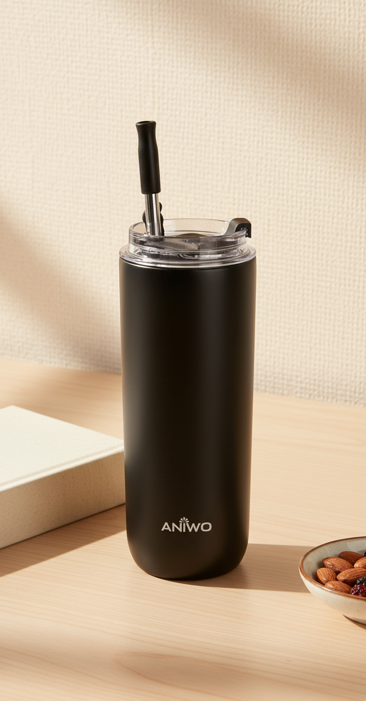 ANIWO Insulated Metal Coffee Mug
